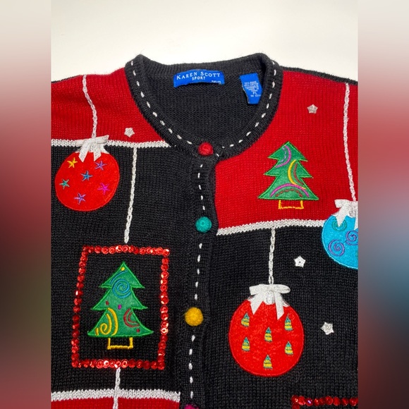 Karen Scott Christened Sweater Ugly Sweater Party - Picture 5 of 10